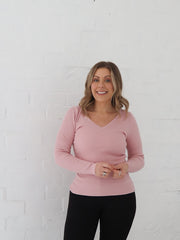 Dawson Knit Top - Pink