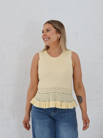 Skye Top- Butter Yellow