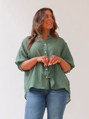 Mimi Blouse - Sage Green