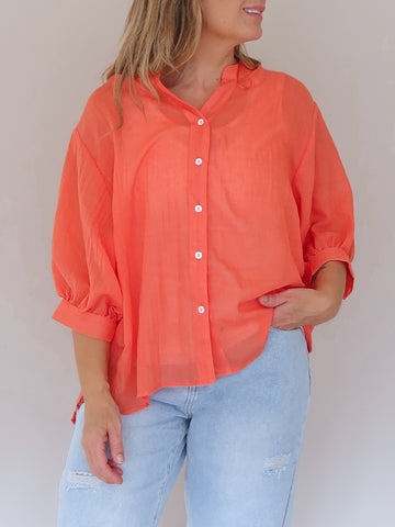 Mimi Blouse - Orange