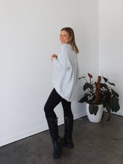 Yolanda Knit - Grey Fleck