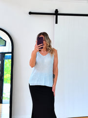 Harper Top- Blue