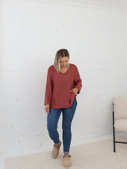 Sailah Knit - Rosewood