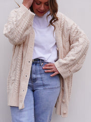 Conrad Cardigan - Cream