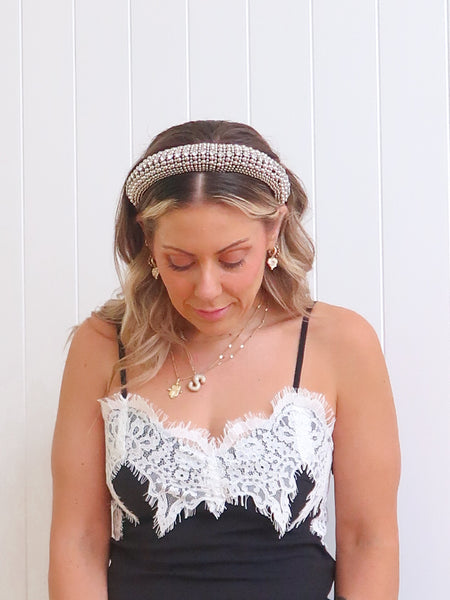 Anastasia Headband - Silver