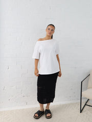 Radiance Crochet Skirt - Black