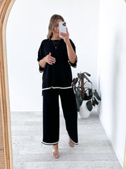 Megan Knit Pants - Black