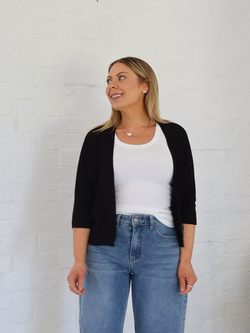 Everlyn Cardi- Black