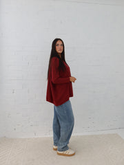 Scout Knit - Burgundy