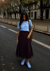 Hallie Tee- Powder Blue