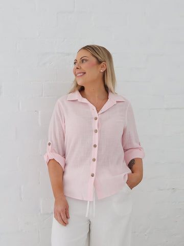 Faye Shirt- Pink