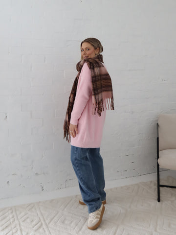 Polly Scarf- Dusty Pink