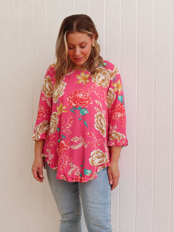 Jindabyne Blouse - Pink