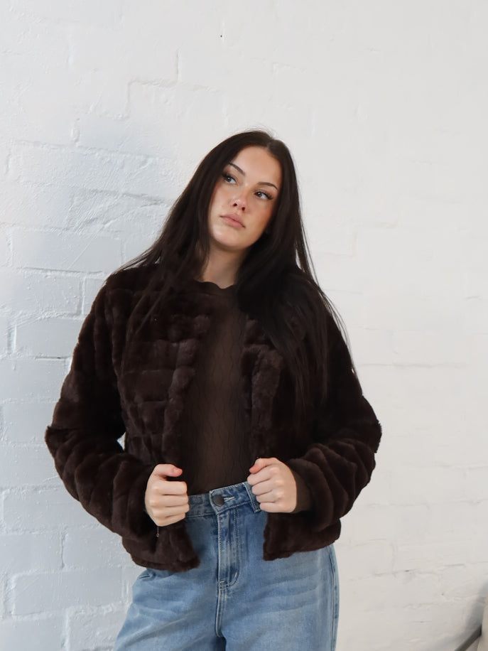 Florence Jacket- Chocolate