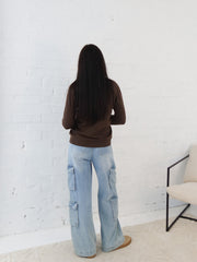 Karla Knit Top- Chocolate