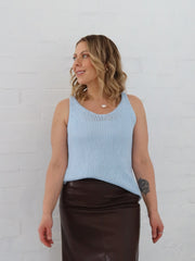 Ivy Top- Blue