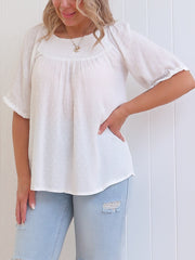 Ashton Top - White