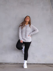 Amber Knit Jumper - Grey