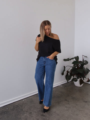 Mariah Knit Top - Black