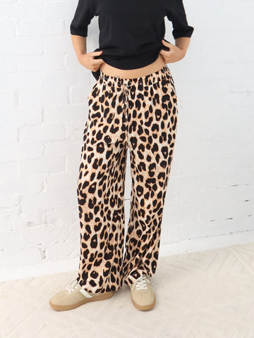 Hadley Pants - Light Leopard