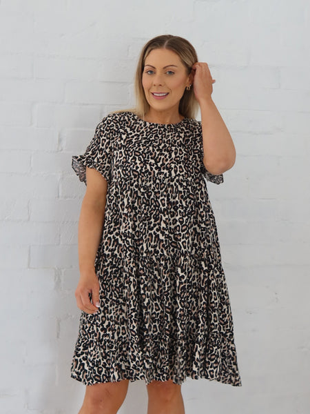 Betsy Dress - Leopard