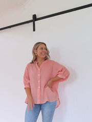 Mimi Blouse - Tangerine