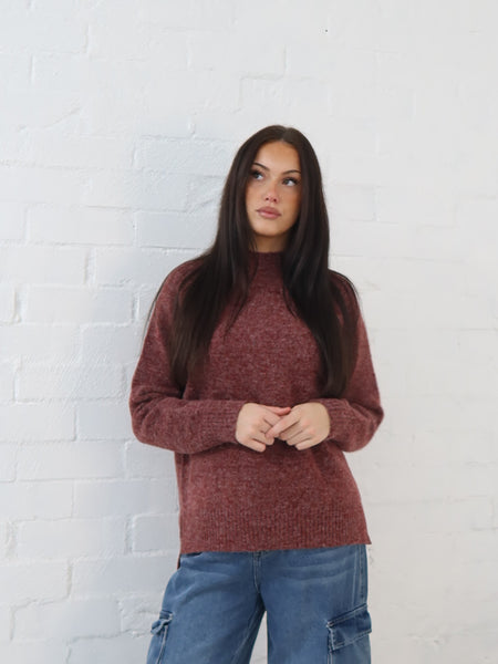 Ryder Knit- Burgundy