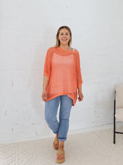 Nia Top- Tangerine