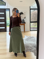 Kristen Skirt- Olive