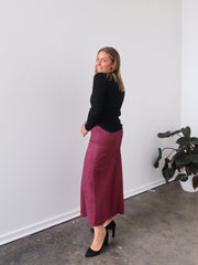 Bianca Skirt - Red Dahlia