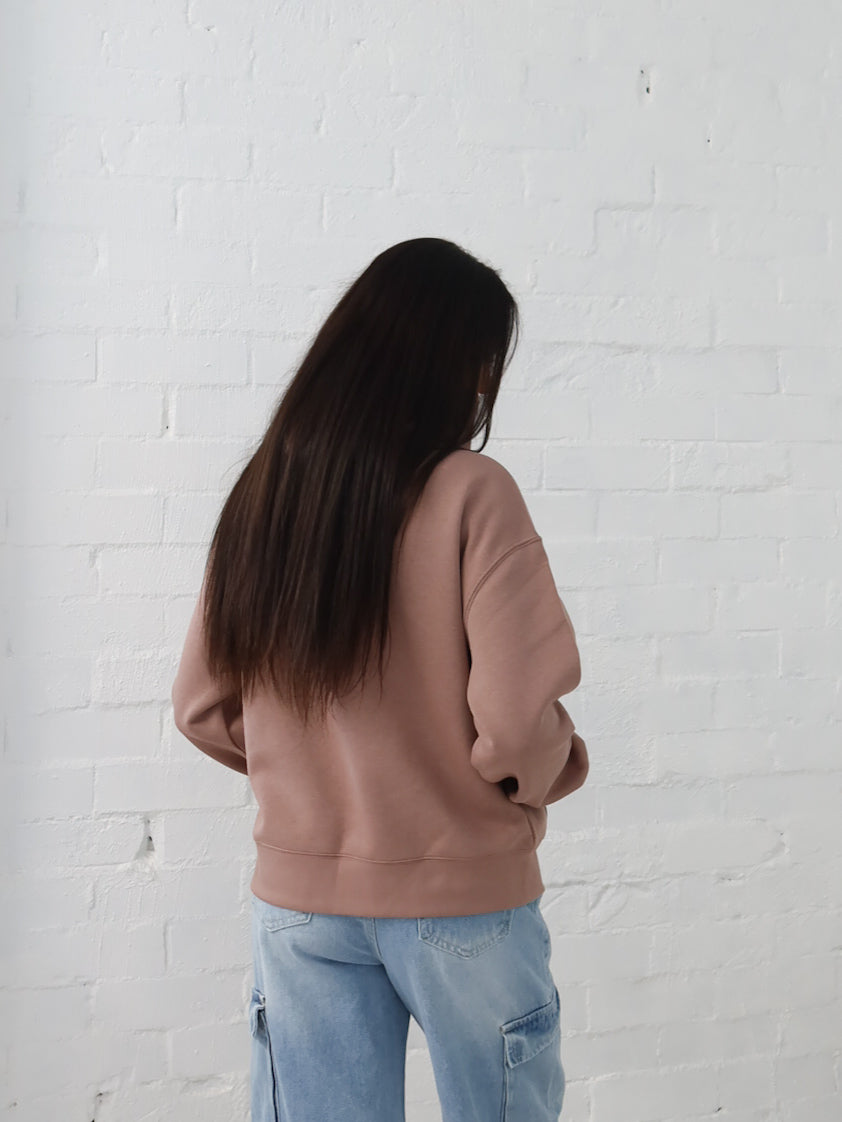 Frankie Hoodie - Hazy Pink