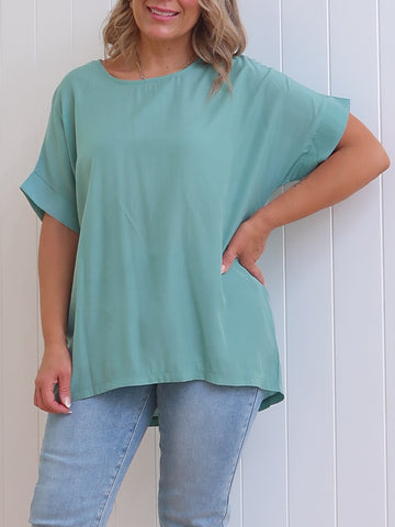 Tamsin Blouse - Moss Green