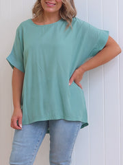 Tamsin Blouse - Moss Green