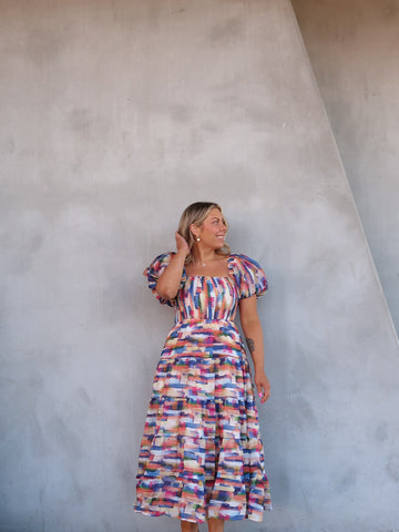 Harriet Dress - Rainbow