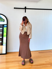 Laura Skirt- Mocha