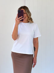 Hallie Tee- White
