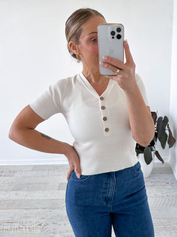 Darcie Top - Cream