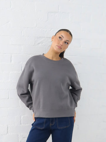 Gracie Relaxed Crew - Shadow