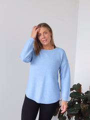 Saxon Knit - Light Blue