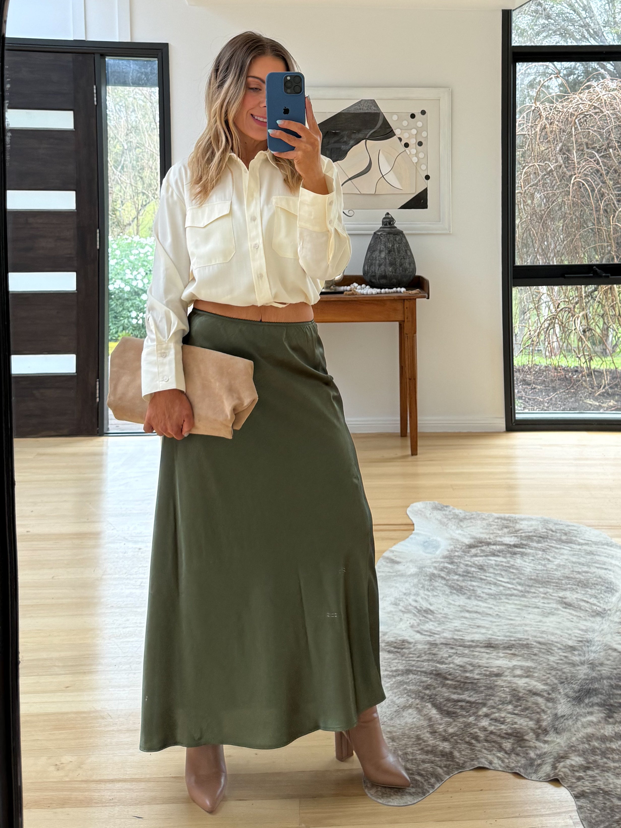 Kristen Skirt- Olive
