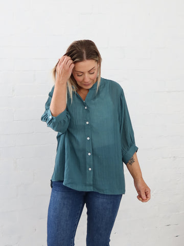 Mimi Blouse - Emerald