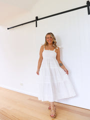 Isla Maxi Dress - White