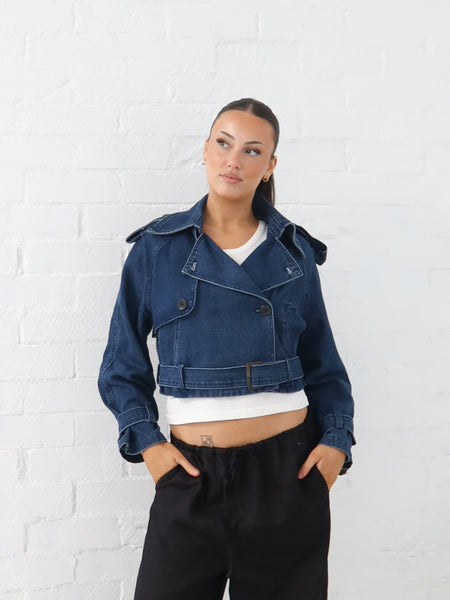 Hayes Jacket - Blue Denim