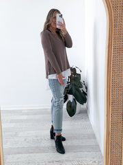 Zoe Top - Taupe