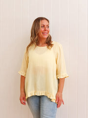 Rutherglen Blouse - Lemon