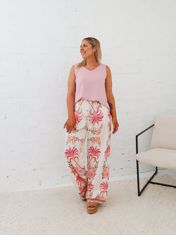 Palms Pants- Pink