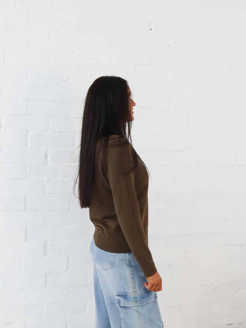 Jayde Knit- Chocolate