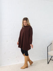 Avery Knit -Chocolate