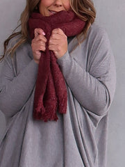 Sophie Scarf - Red/Burgundy