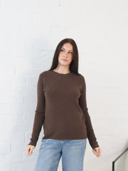 Iris Knit- Chocolate